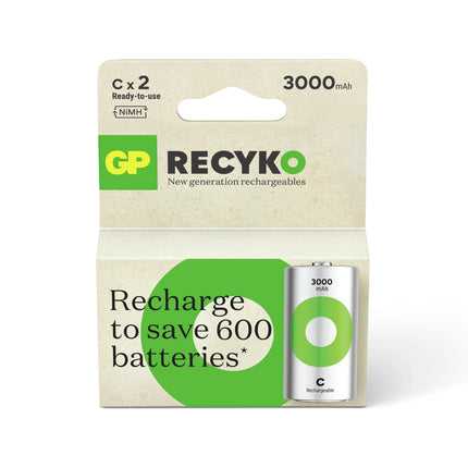 GP NiMH - Recyko C | HR14  - Duo Pack - Rechargeable image
