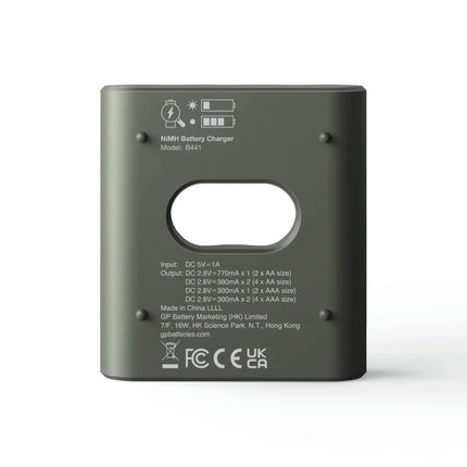 GP NiMH - Recyko - Charger USB AA | HR6 - Multipack - 4 Pieces + Charger + USB Cable - Rechargeable image