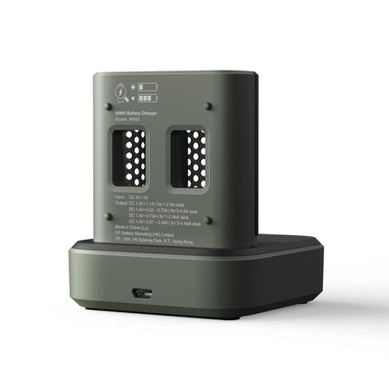 GP NiMH - Recyko - Fast Charger Dock USB AA | HR6 - Multipack - 4 Pieces + Charger + USB Cable - Rechargeable image