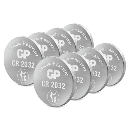 GP Lithium CR2032 - Multipack - 8 Pieces - Button cell image
