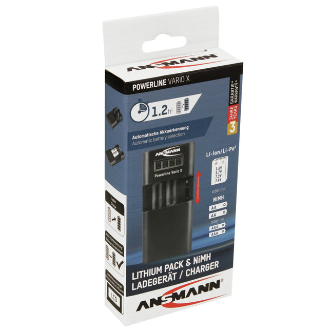 ANSMANN - lithium pack & AAA/AA NiMH battery charger - Vario X image