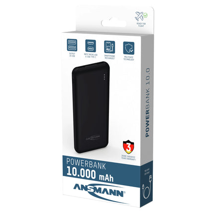 ANSMANN - Powerbank - PB212 - Black - 10000mAh - 1x USB-A (F) image