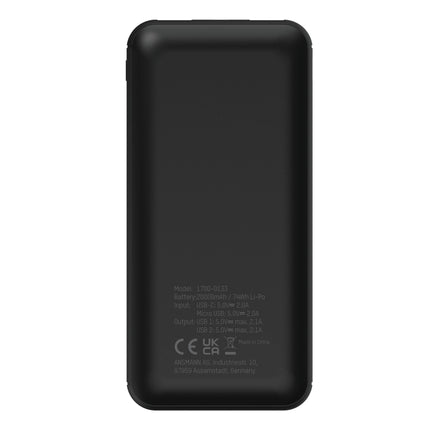 ANSMANN - Powerbank - PB212 - Black - 20000mAh - 1x USB-A (F) image