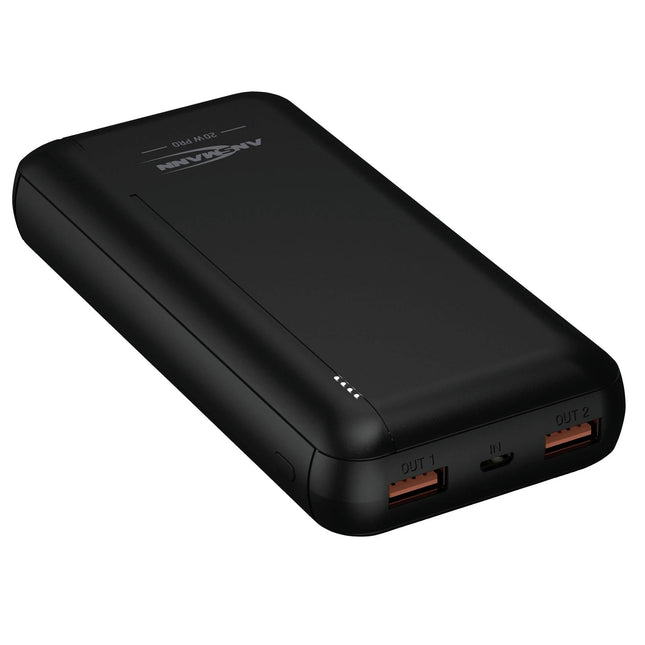ANSMANN - Powerbank - PB320PD - Black - 20000mAh - 1x USB-C|2x USB-A (F) image