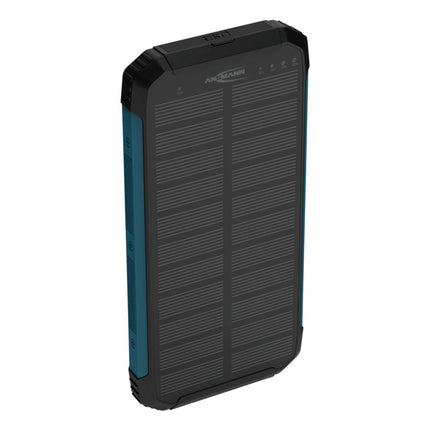ANSMANN  Powerbank - PB212W - Black - 10000mAh - 1x USB-A (F)|Wireless - Solar energy image
