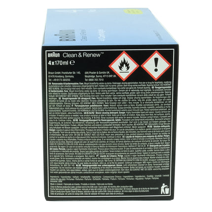 BRAUN - CCR4 - Clean & Renew cartridge - 4 Pieces image