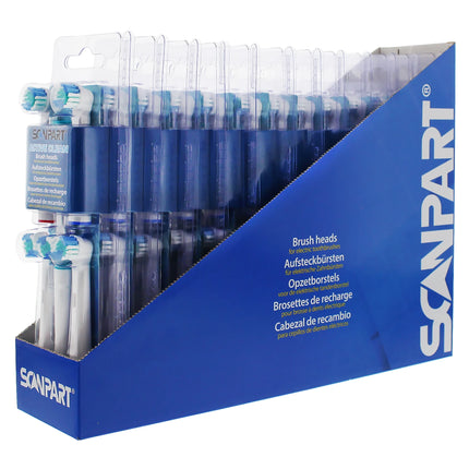 SCANPART - Attachment brushes Active Clean - 6 Pieces - White - EB20-6 image