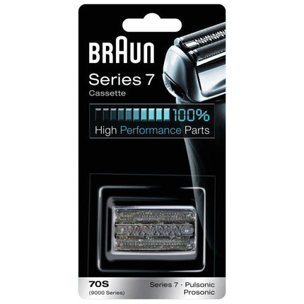 BRAUN - 70S - Shaver attachment - Series 7 - Pulsonic - 9000 Series - Cassette - Silver - 1 Piece image