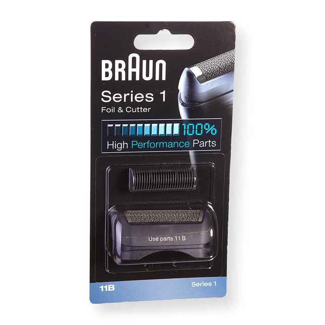 BRAUN - 11B - Shaver attachment - Series 1 - Shaving blade + razor block - Black image