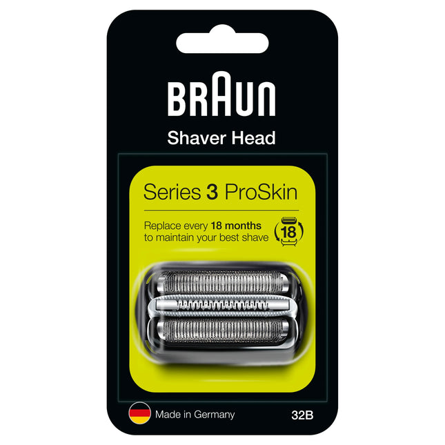 BRAUN - 32B - Shaver attachment - Series 3 - ProSkin - Cassette - Black - 1 Piece image