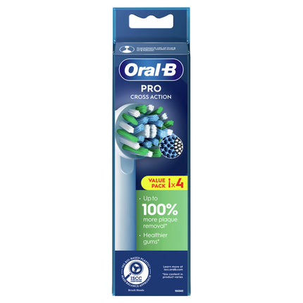 ORAL-B - Attachment brushes - Cross Action - 4 Pieces - White - EB50RX-4 image