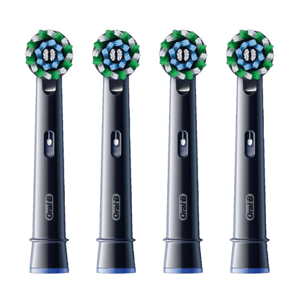 ORAL-B - Attachment brushes - Cross Action - 4 Pieces - Black - EB50BRX-4 image