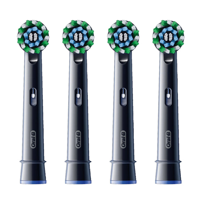 ORAL-B - Attachment brushes - Cross Action - 4 Pieces - Black - EB50BRX-4 image
