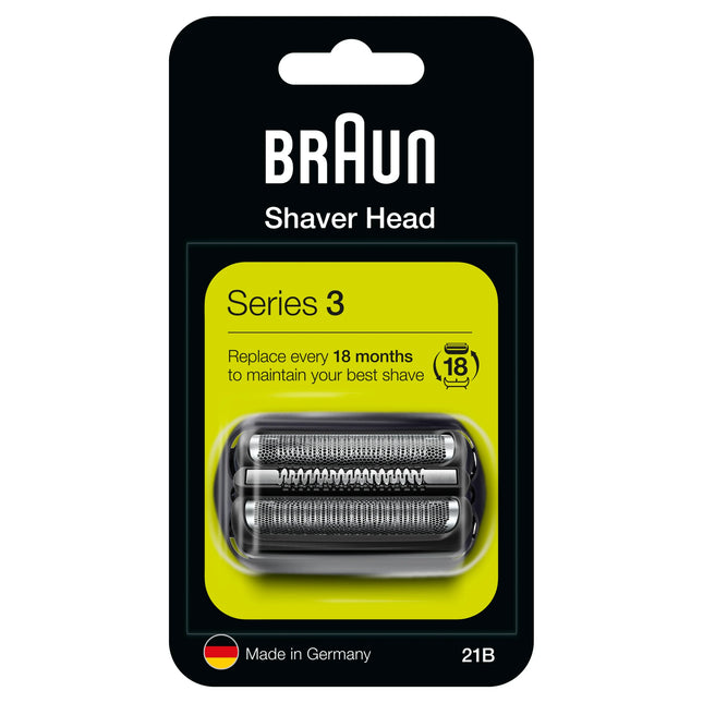 BRAUN - 21B - Shaver attachment - Series 3 - Cassette - Black - 1 Piece image
