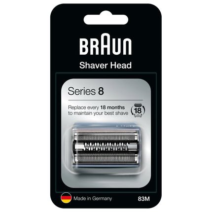 BRAUN - 83M - Shaver attachment - Series 8 - Cassette - Silver - 1 Piece image