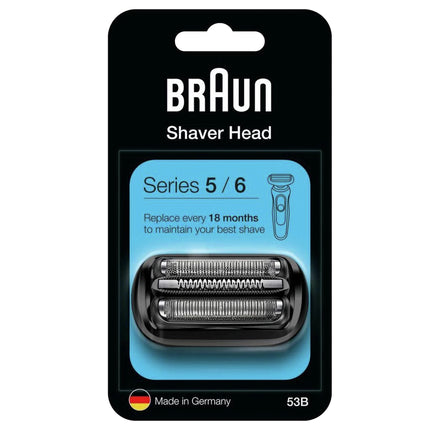 BRAUN - 53B - Shaver attachment - Series 5 - Series 6 - Cassette - Black - 1 Piece image
