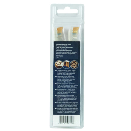 Philips - Attachment brushes - Sonicare A3 - Premium All-in-One - 2 Pieces - White - HX9092 image