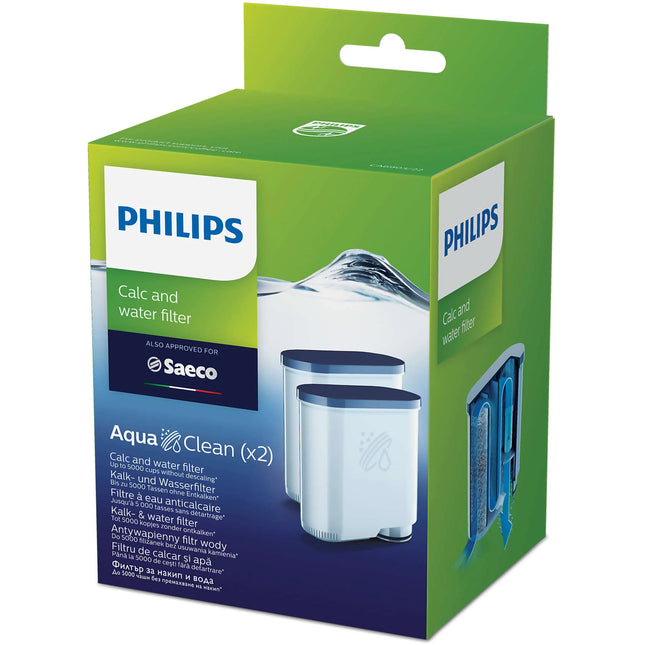 PHILIPS - AquaClean - CA690322 -Plug-in water filter - Applicable in coffee machines from Philips|Saeco - Duo Pack image
