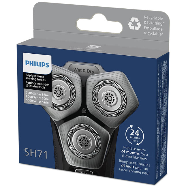 PHILIPS - SH71 - Shaver attachment - 5000 Series - 6000 Series - 7000 Series - 3 Pieces image