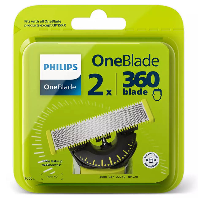 PHILIPS - QP420 - OneBlade 360 razor blades -  2 Pieces image