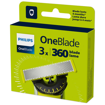 PHILIPS - QP430 - OneBlade 360 razor blades -  3 Pieces image