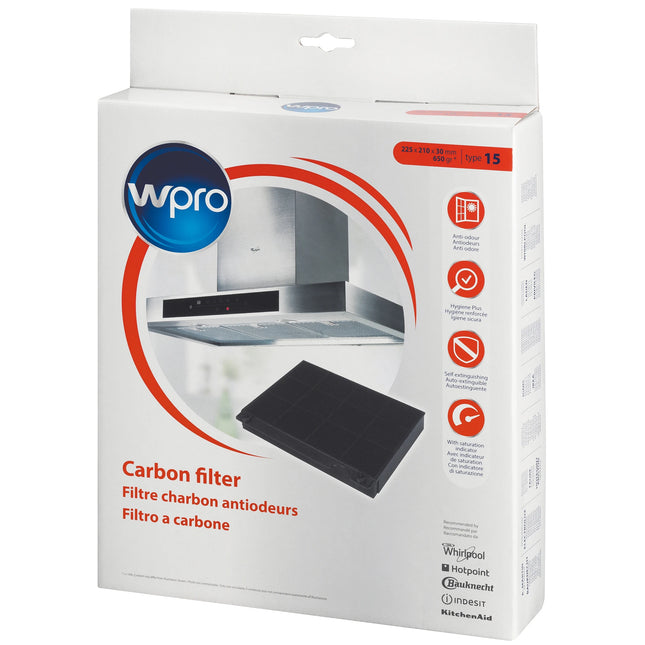 WPRO - carbon filter 225x210mm - Type15 image