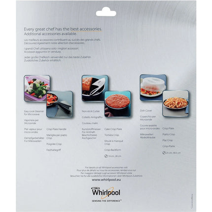 WHIRLPOOL - crisp plate medium Ø29-31cm H2,5cm - AVM290 image