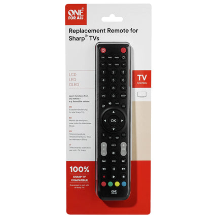ONE FOR ALL - Remote - Suitable for Sharp - URC1921 image