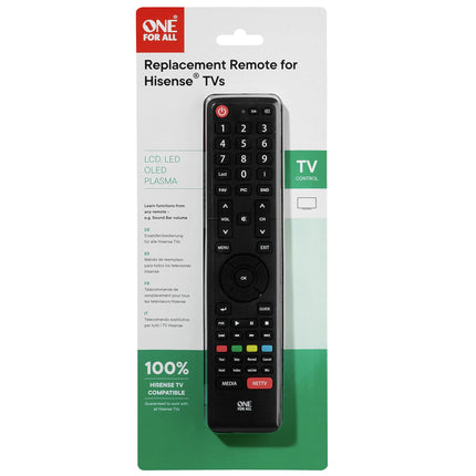 ONE FOR ALL - Remote - Suitable for Hisense - URC1916 image