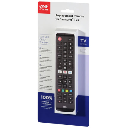 ONE FOR ALL - Remote - Suitable for Samsung - URC4910 image