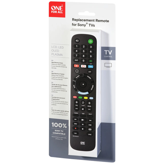 ONE FOR ALL - Remote - Suitable for Sony - URC4912 image