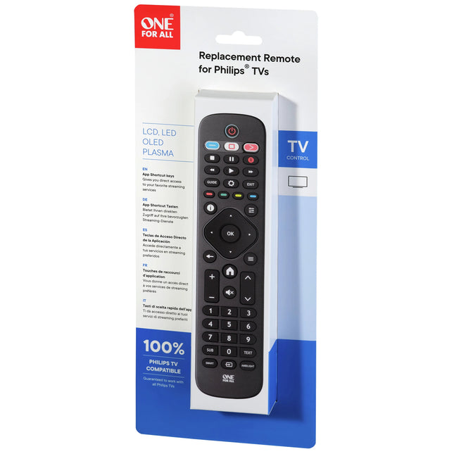 ONE FOR ALL - Remote - Suitable for Philips - URC4913 image