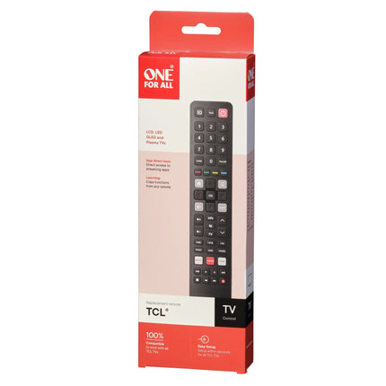 ONE FOR ALL - Remote - Suitable for TCL - URC4922 image