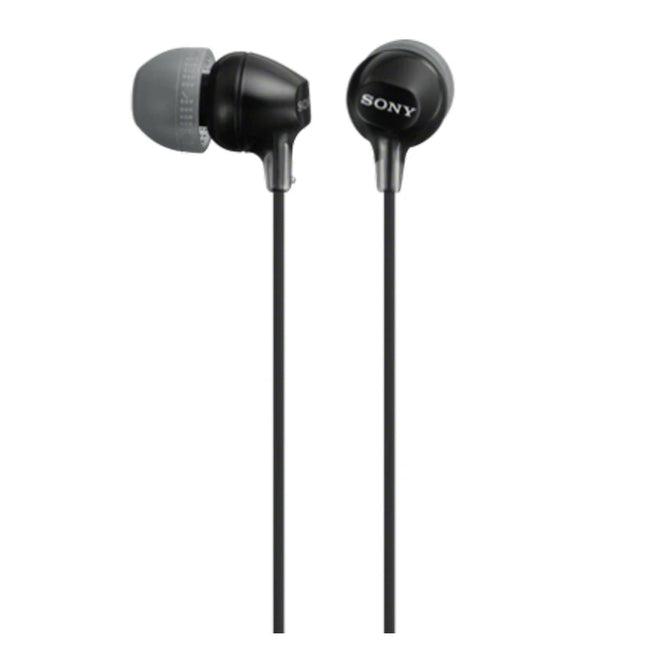 SONY - Earphone - Black - MDR-EX15AP - In-ear - 3.5 mm (M) image