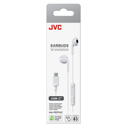 JVC - Earphone - White - HA-FR17UC - In-ear - USB-C (M) image