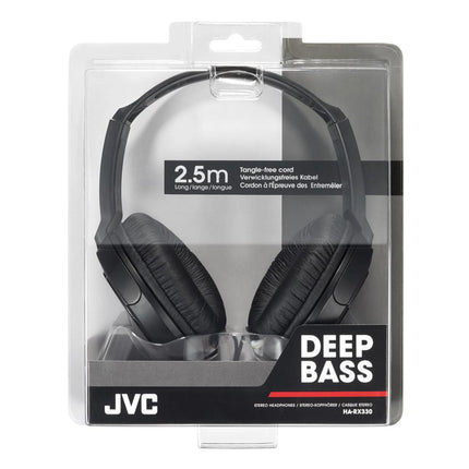 JVC - Headphone - Black - HA-RX330 - Over-ear - 3.5 mm (M) image