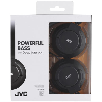 JVC - Headphone - Black - HA-S180 - On-ear - 3.5 mm (M) image