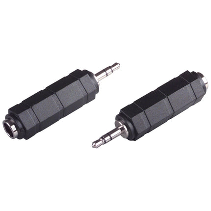 SCANPART - Plug - Adapter - 3.5 mm Jack (Male) - 6.5 mm Jack (Female) - Stereo|3 pole|Headphone Adapter image