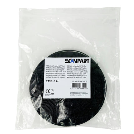 SCANPART - Network cable - UTP - RJ45 (Male) - RJ45 (Male) - 15 m image