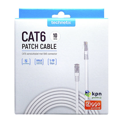 TECHNETIX - Network cable - UTP - RJ45 (Male) - RJ45 (Male) - 10 m image