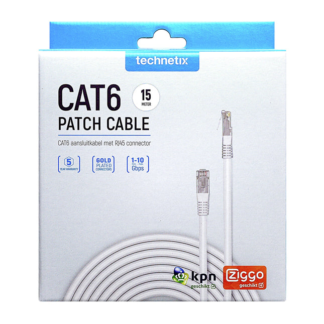 TECHNETIX - Network cable - UTP - RJ45 (Male) - RJ45 (Male) - 15 m image