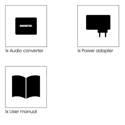 MARMITEK - Connect TC22 audio converter toslink-coax - TC22 image