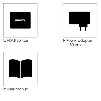 MARMITEK - Split 312 UHD HDMI splitter 1in/2out - Split312 image