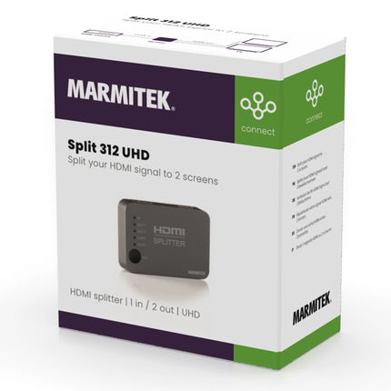 MARMITEK - Split 312 UHD HDMI splitter 1in/2out - Split312 image