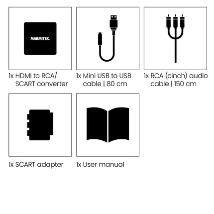 MARMITEK - Connect HA13 HDMI converter HMDI>RCA/Scart - HA13 image