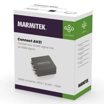 MARMITEK - Connect AH31 HDMI converter RCA/Scart>HDMI - AH31 image