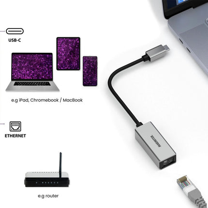 MARMITEK - adapter cable USB-C (M) - UTP (F) RJ-45 image