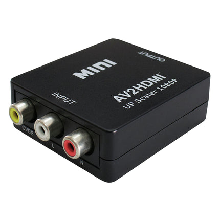 HOUSEBRAND - AV Converter - HDMI - Tulp (Female) - HDMI (Female) - From AV to HDMI image