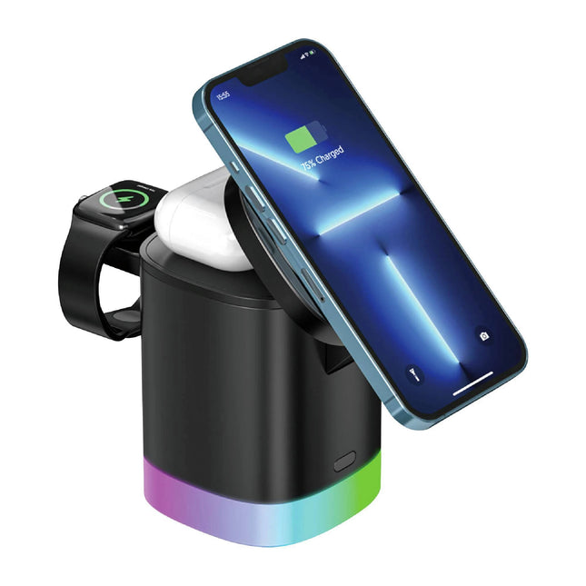 MUSTHAVZ - Mag4 - Wireless charging station - Suitable for Apple Watch, AirPods & iPhone image