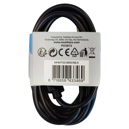 MUSTHAVZ - Charging- and Data cable - USB-A (Male) - USB-C (Male) - 2.0 m image